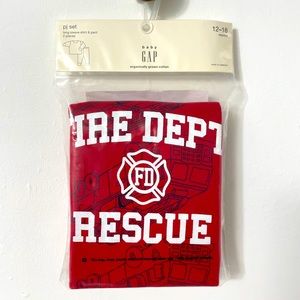 Baby Gap Fire Dept Rescue Pajamas
